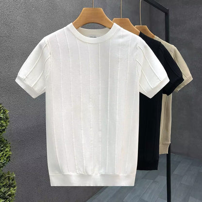Ribbed Essential Knit Tee