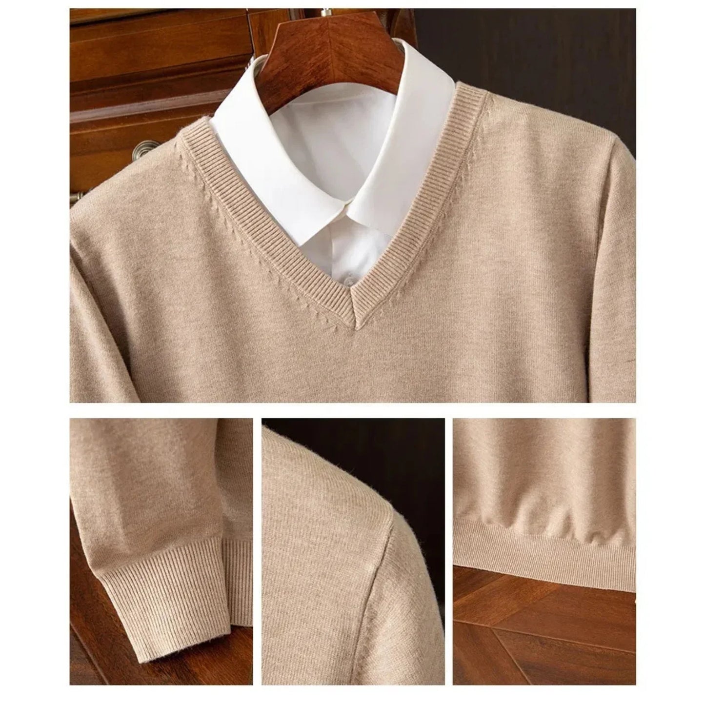 BEXFORD CASHMERE V-NECK